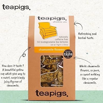 Teapigs Chamomile Flowers Tea 50 Temples