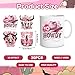 Shejdgart UV DTF Cup Wraps - 20 Sheets Western Cowgirl UV DTF Cup Wraps for 16 OZ Glass Mugs, Pink Coquete Bow Boot UVDTF Stickers, Waterproof Rub on Transfer Decals for Water Bottles Tumblers