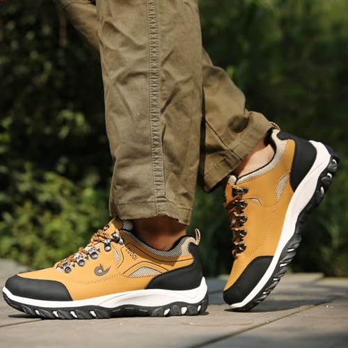BORAMAX Men's Sneakers Hiking Shoes Running ShoesComfort Casual Shoes Mountaineering Walking Shoes Outdoor Sneakers2