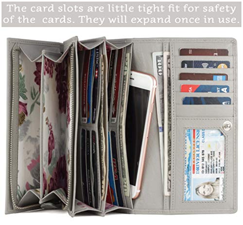 Mou Meraki Women RFID Blocking Genuine Leather Bifold Wallet-Clutch For Women-Shield Against Identity Theft4