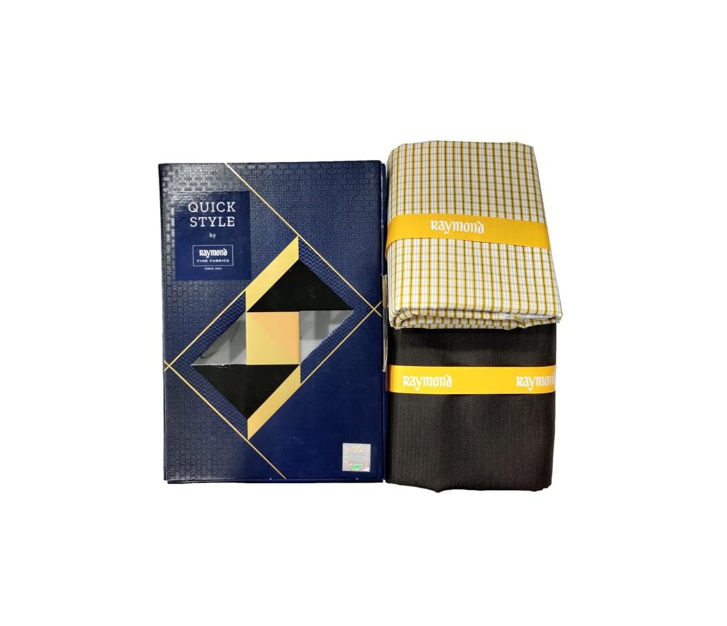 raymond fabrics Raymond Quick Style Men's Cotton Check Shirt Fabric, Stripes Premium Fine Fabrics Collection-picture-38