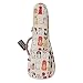 MUSIC FIRST cotton 23/24 inch Concert"MR DOG" ukulele case ukulele bag ukulele cover, Original Design. Best Christmas Gift!