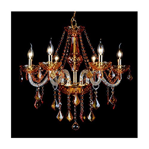 Lampe de plafond en cristal E14 lustre de décoration pour salle à manger