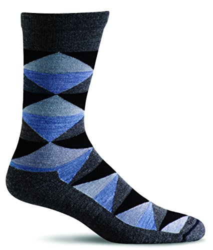 Sockwell Fractals Sock with a Helicase Sock Ring