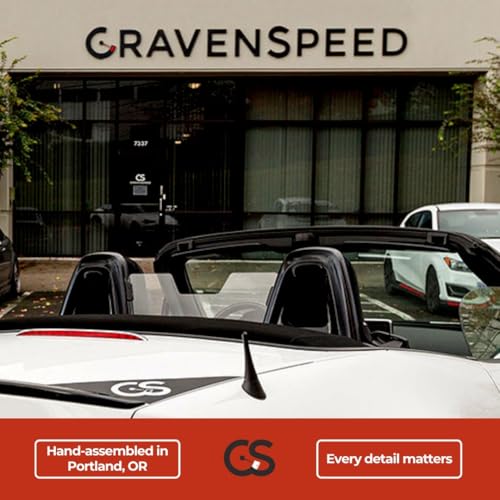 Image of CravenSpeed Stubby Jr Antenna Compatible with Ford Focus 2008-2018 | 2 Inches | Short Antenna Replacement | Made in The USA