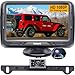 HD 720P Backup Camera and Monitor One Power Kit for Cars,Campers,Trucks Easy Installation Driving/Reversing High-Speed Observation Parking Asistance System