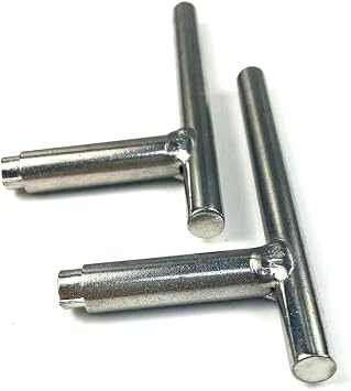 QiDAi 2pcs Tubular Lock Cylinder Lockpick Tool,Strong Lever Pick Set for File Cabinet Lock, Drawer Lock (Only Tool)