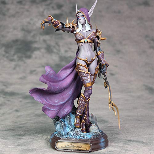 ZH Figurine World of Warcraft de 23 cm - Figurine Sylvanas Windrunner - En PVC respectueux de l'environnement - Modèle de collection fait à la main - Superbe cadeau d'anniversaire pour vos amis