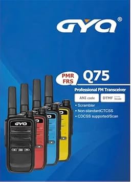 Q-75 8 KANAL PMR 15 KM EL TELS Z   ARJ  N TES  VE L ON BATARY