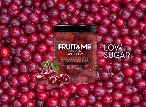 FRUIT & ME MICHIGAN TART CHERRY, FRUIT COMPOTE AND TOPPING, 6 16 OZ JAR CASE, NON-GMO, GLUTEN-FREE, ALL NATURAL - Thumbnail 3