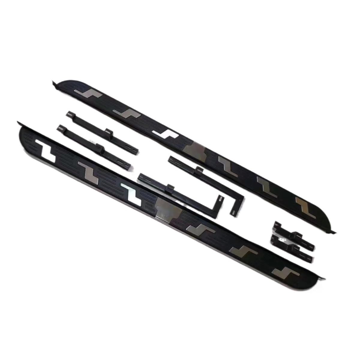 2 Pedane Pedane Laterali Pedale Nerf Bar Compatibile con Jeep Compass 2017-2023