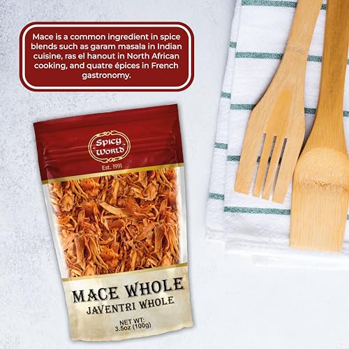 Spicy World Mace Whole 3.5oz (100g) - Javathri, Pure, Natural, Nutmeg's Rind - Image 7
