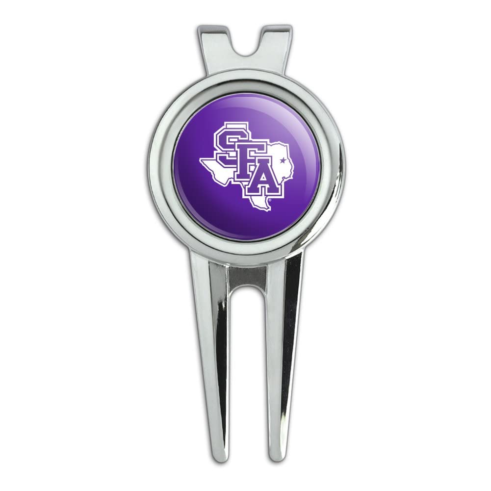 GRAPHICS & MORE Stephen F. Austin State University Primary Logo Golf Divot Repair Tool and Ball Marker