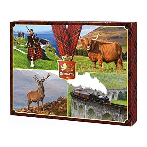 Stewart's Scotland - Scottish Cardboard Pack Filled with Shortbread 400g Cover
