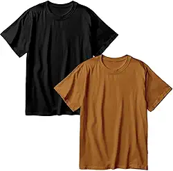 Kit 2 Camisetas Oversized Masculina Algodão Premium Lisa Moda Streetwear