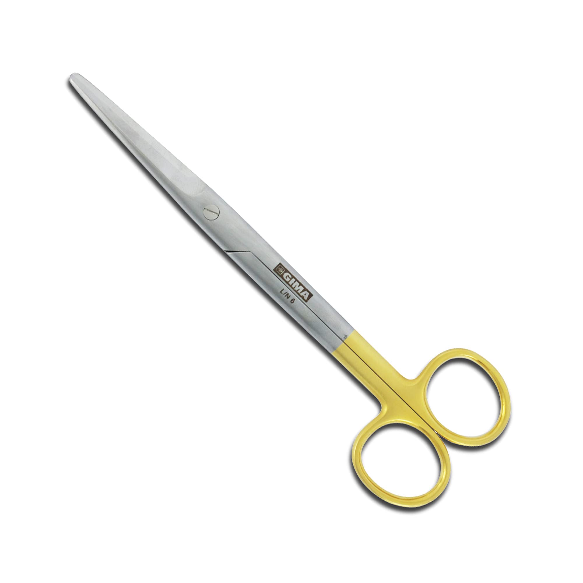 Gima - Mayo Ciseaux en Carbure de Tungstène, Droits, avec Lames Fermes Qui Garantissent une Grande Précision Aux Chirurgiens, 14,5 Cm, 26520