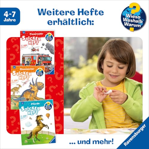 Wieso? Weshalb? Warum? Stickerheft – Feuerwehr (ab 4 Jahre - mit über 300 Stickern)