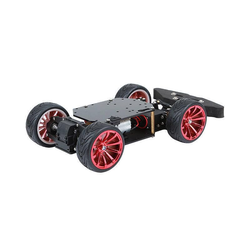 6-12V 4-Wheel Chassis Smart Robot Car with Motor & MG996R Servo for Arduino