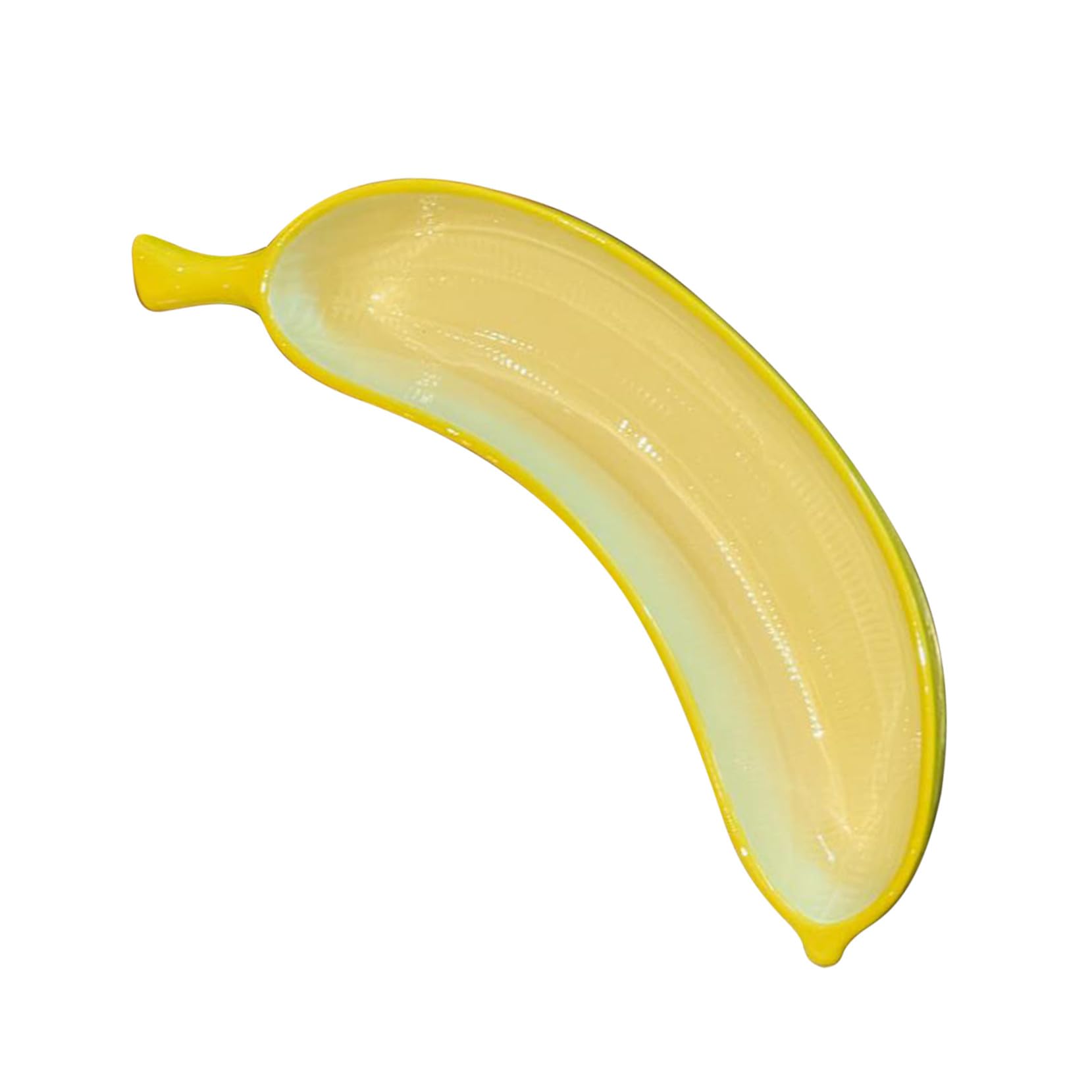 Assiette à fruits céramique jaune banane MAGICLULU cuisine