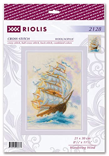 Point de Croix Compté RIOLIS Wandering Wind kit complet anti stress - 3