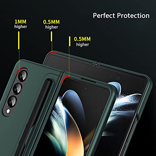 Coque Rigide Samsung Z Fold 3 Haute Protection avec Support Bleu - 4