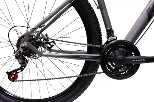 Bicicleta Aro 29 Bike Ksw Gti 24 Marchas Alumínio Freio A Disco (Grafite, 15)