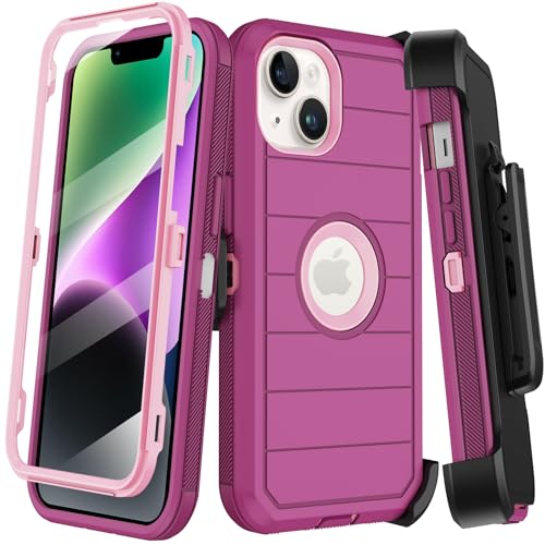 Coque iPhone 14 protection ecran integree KECAI pour eviter les fissures de chute