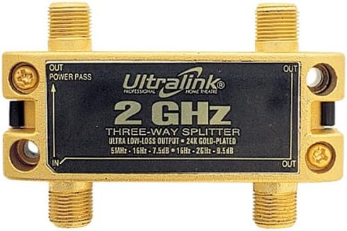 Ultralink Pro-3 3-Way Videophile Ultra High-Performance 2 Ghz Signal Splitter