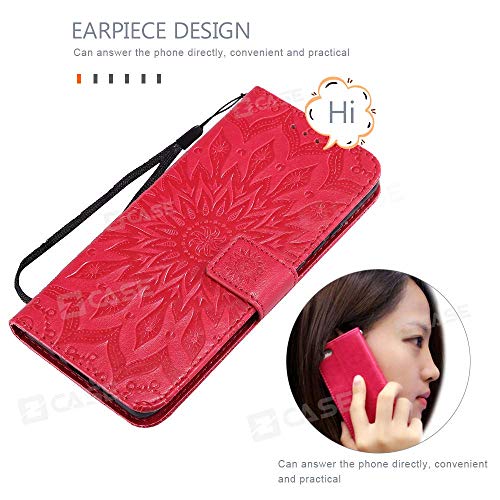 JZ [3D Sun Flower Custodia for per LG K50s