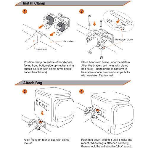 ibera bike handlebar bag