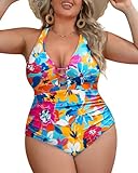 Yonique Women Plus Size One Piece Swimsuit Tummy...