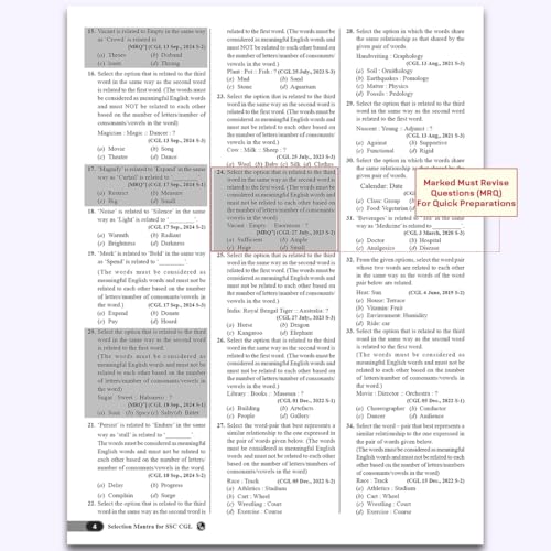 Image of PW Selection Mantra For SSC CGL Tier 1 & 2 Exams 2026-27 | 8250+ PYQs Till Jan 2026 l Chapterwise & Typewise Questions | Reasoning, General Awareness, Maths, English & 15 Online CBT Tests