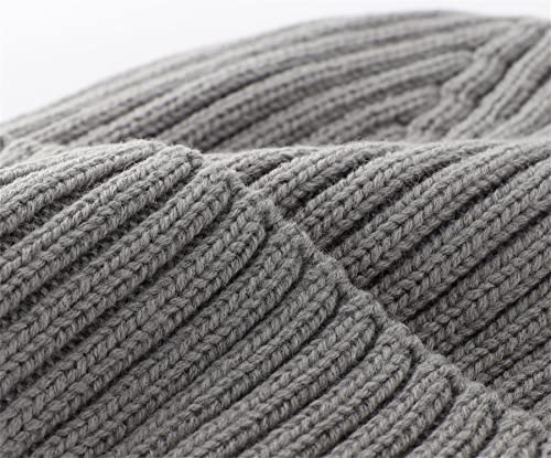 Image of Connectyle Fleece Lined Cuffed Beanie Hat for Men Women Knitted Winter Wool Beanies Skull Cap Warm Watch Hat