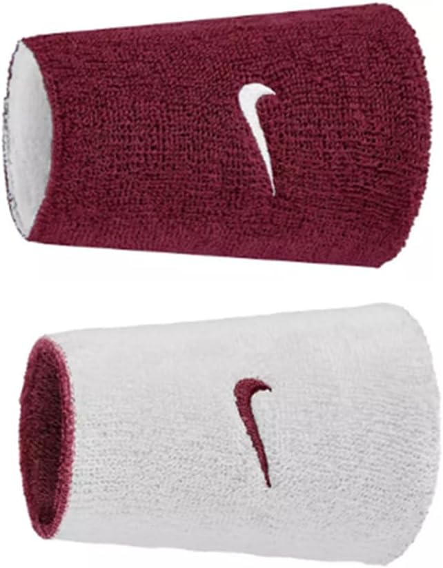 Nike Premier Doublewide Wristbands (1 Pair) - Stretchy, Comfortable fit - Absorbent Fabric Helps Keep Your Hands Dry.