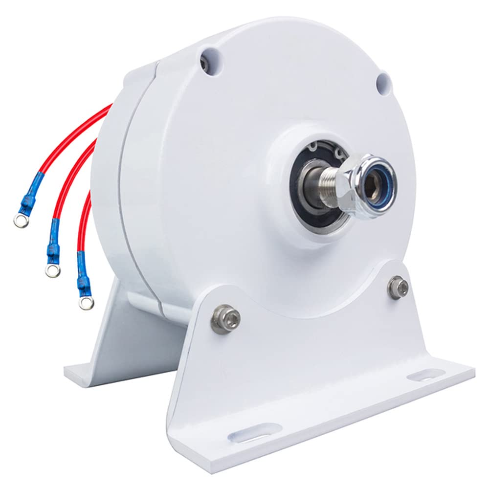 Alternador Trifásico de 400W, Generador de Motor Eléctrico de Imán Permanente Ndfeb de Tierras Raras, 750r/m Turbinas eólicas de AC DIY