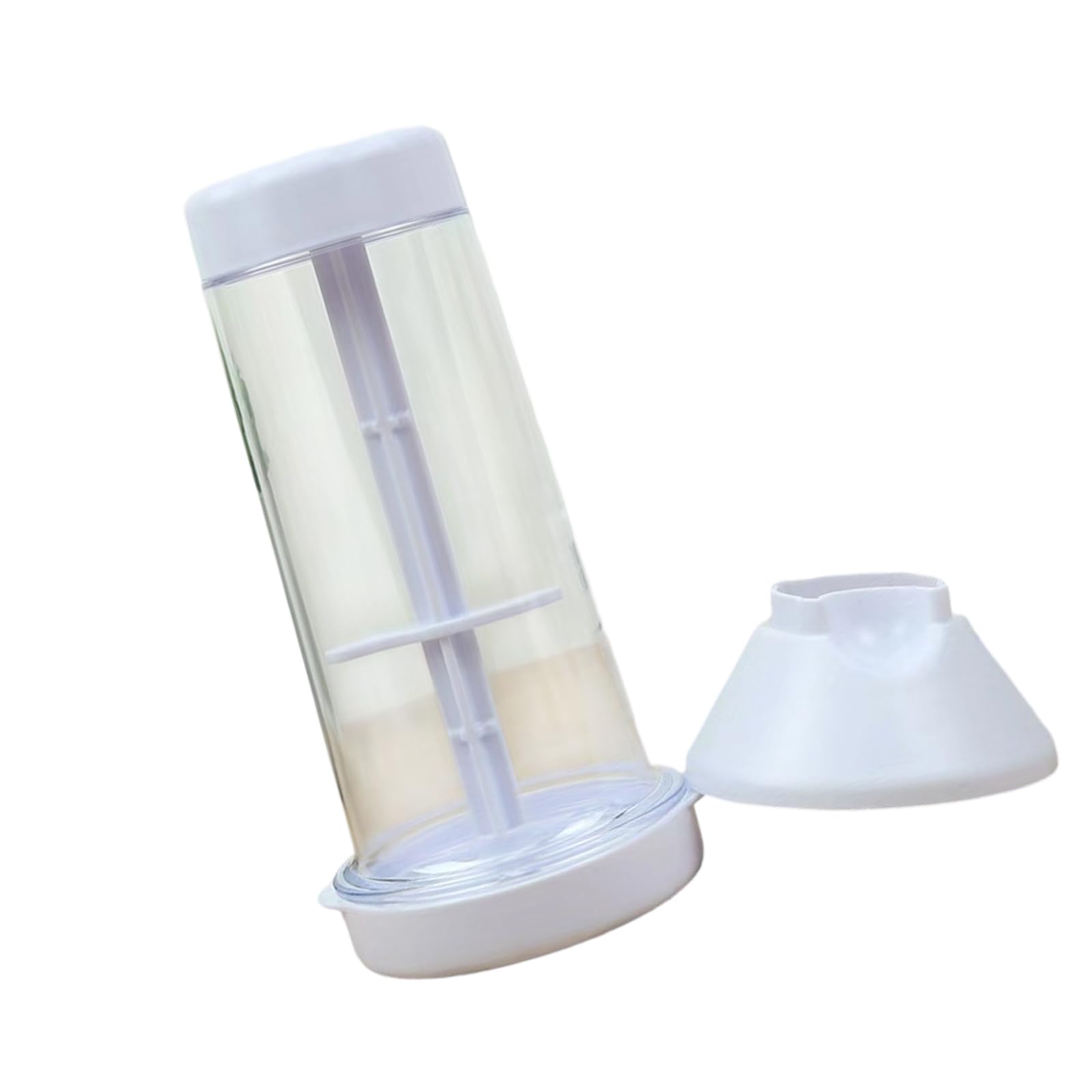 MIDOKSTUA Handheld Flour Sieves Cup Rotating Sifter Home Baking Tool Flours Kitchen Gadgets Cup