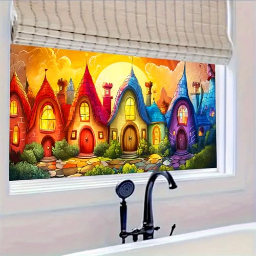 HOMETITUTE Vinilo Decorativo para Ventana 39.3 x 17.7 pulgadas miniatura 5