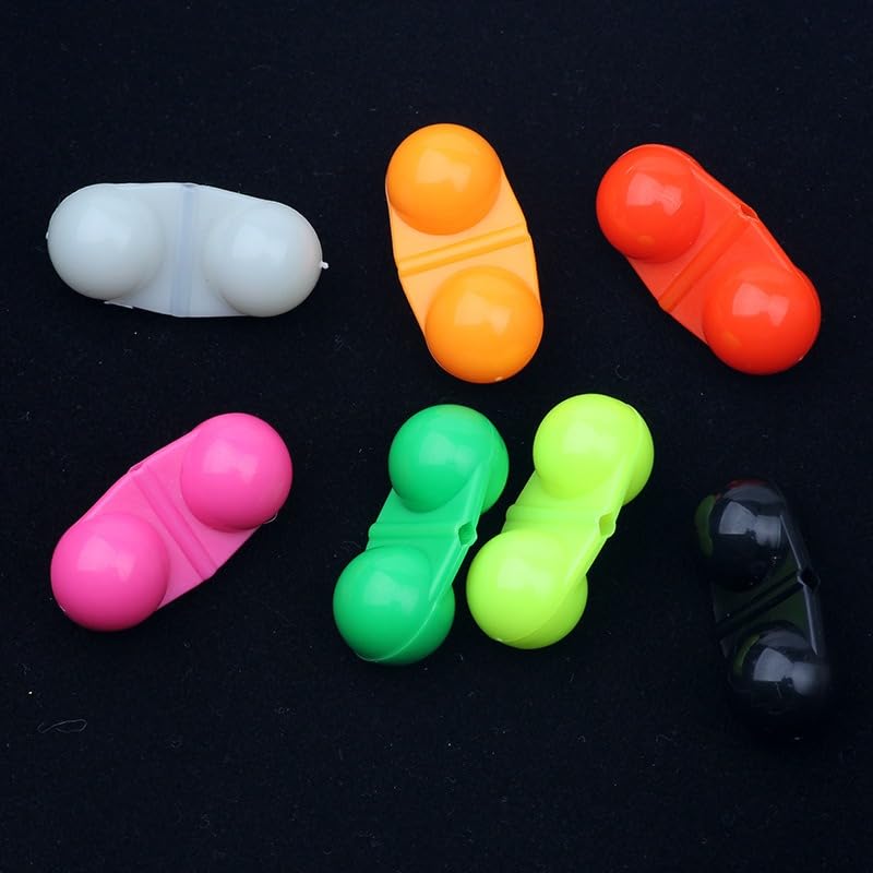Set de 70 piezas de cascabeles dobles para pesca en 7 colores miniatura 7