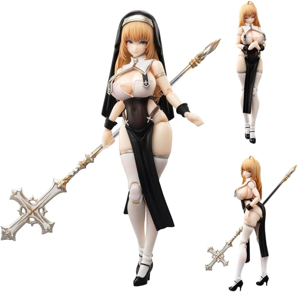 Illustration Sister Muse·Asdo Mecha Girl Action Figure Movable Joints
