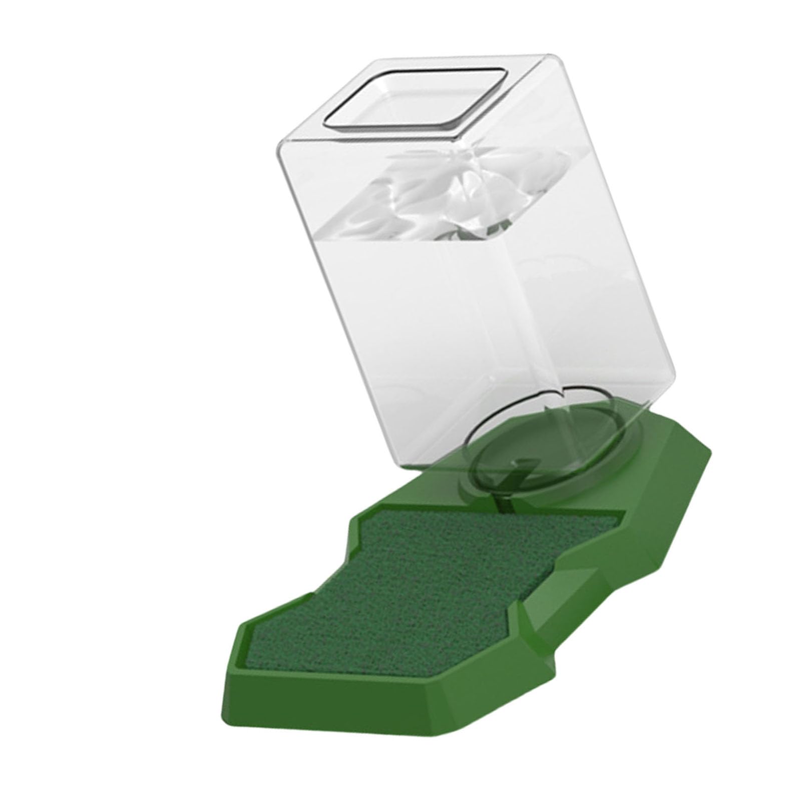 NEWFT Reptiles Water Bowl With Anti Drowning Design Tanks Water Feeder For Lizards Turtles Bearded Dragons Water Dispenser