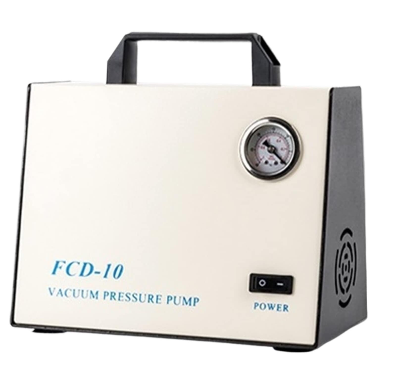 Amrttwy One Color Diaphragm Pump, Sump Pump, Laboratory Vacuum Fcd-10 Pressure Oil Free Portable Diaphragm
