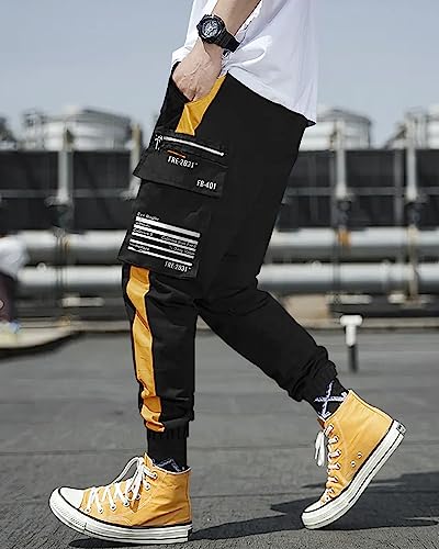 Image of EYEBOGLER Mens Regular Fit Colorbloack Trackpant