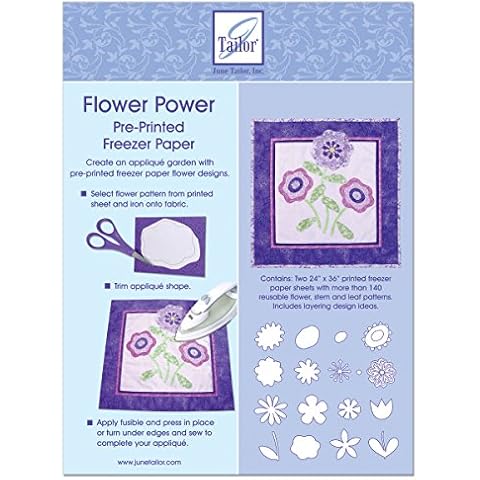 June Tailor Freezer Paper Flower Designs Cover