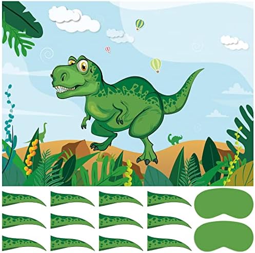 ASTARON Pin The Tail on The Fox Party Game with 30 Tails for Forest Farm Birthday Party Supplies Pin Game