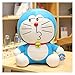Plüsch Plüschtier 23-65cm Doraemon Plüschtiere Hohe Qualität Gefüllte Puppe Weiches Kissen Für Kinder Mädchen Geburtstagsgeschenk (Color : 3, Height : 65cm)