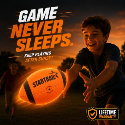 TOMLEON Double LED Light-Up Football