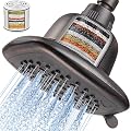 Cobbe 16 Stage Shower Head Filter, 7 Modes High Pressure Shower Heads - Filtered Shower Head for Hard Water for Remove Chlorine and Harmful Substances ORB