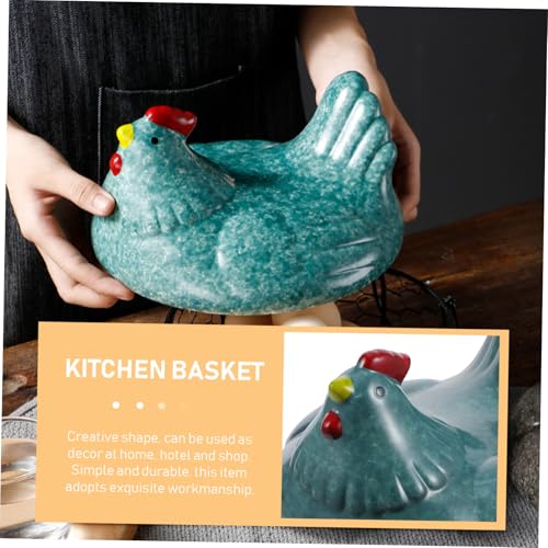 Cesta de almacenamiento de huevos con creativo diseño de hierro 7