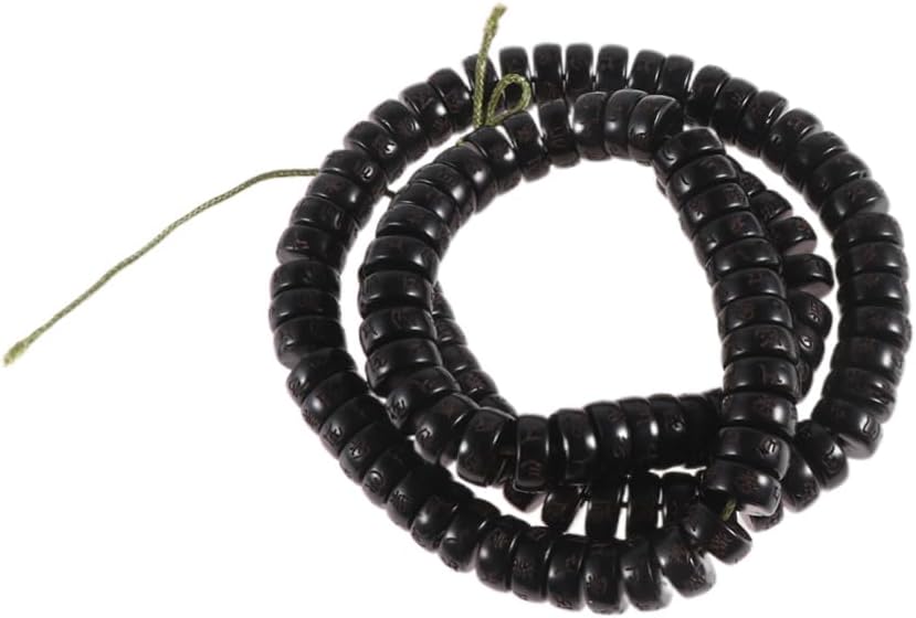 CALLARON 1Pc Handmade Buddha Beads Bracelet Coconut Shell Dual Purpose Jewelry Lightweight Comfortable Wear Unique Bead Design for