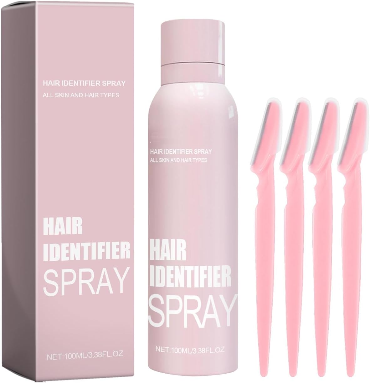 Hair Identifier Spray for Face Shaving Skin Dermaplaning Spray for Face for Dermaplaning Spray Moisturizing and Skin Care Face Shaving Dermaplaner Spray (1 pc)